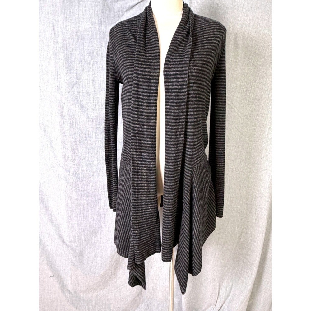 AllSaints Wool Alpaca Blend Longline Draped Cardigan Sweater Jacket‎ M